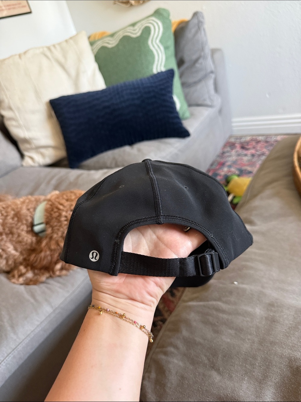 lululemon athletica Black Athletic Cap with Logo Tag - Picture 2 of 4